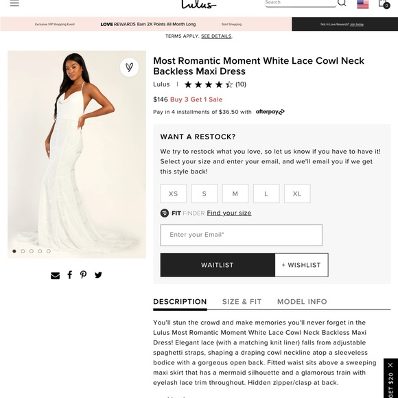 Lulus wedding dress - Picture 2 of 9